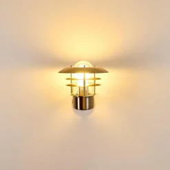 hofstein Applique murale d'extérieur Juva Acier inoxydable, 1 lumière