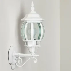 hofstein Applique murale d'extérieur Lentua Blanc, 1 lumière