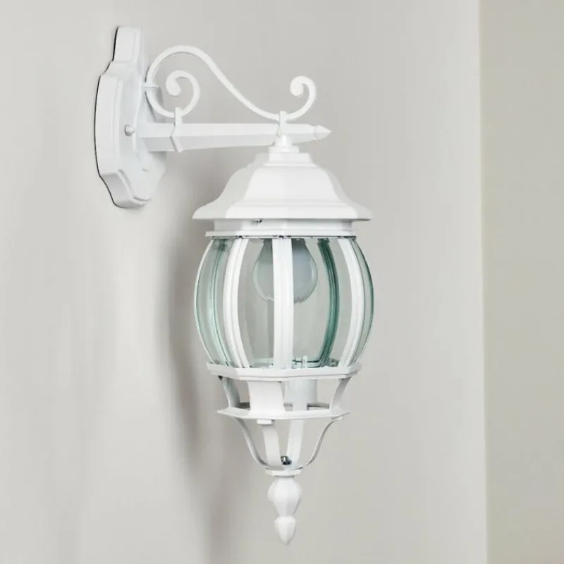 hofstein Applique murale d'extérieur Lentua Blanc, 1 lumière