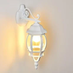 hofstein Applique murale d'extérieur Lentua Blanc, 1 lumière