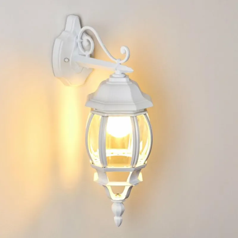 hofstein Applique murale d'extérieur Lentua Blanc, 1 lumière