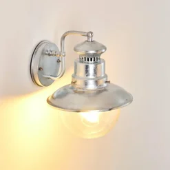 hofstein Applique murale d'extérieur Sipri Zingué, 1 lumière