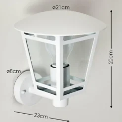 hofstein Applique murale d'extérieur Siera Blanc, 1 lumière