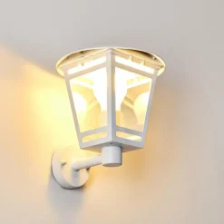 hofstein Applique murale d'extérieur Siera Blanc, 1 lumière