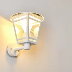 hofstein Applique murale d'extérieur Siera Blanc, 1 lumière