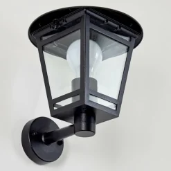 hofstein Applique murale d'extérieur Siera Noir, 1 lumière