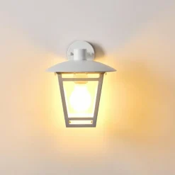 hofstein Applique murale d'extérieur Siera Blanc, 1 lumière