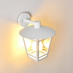 hofstein Applique murale d'extérieur Siera Blanc, 1 lumière