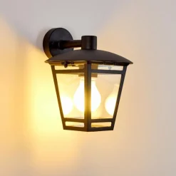 hofstein Applique murale d'extérieur Siera Noir, 1 lumière