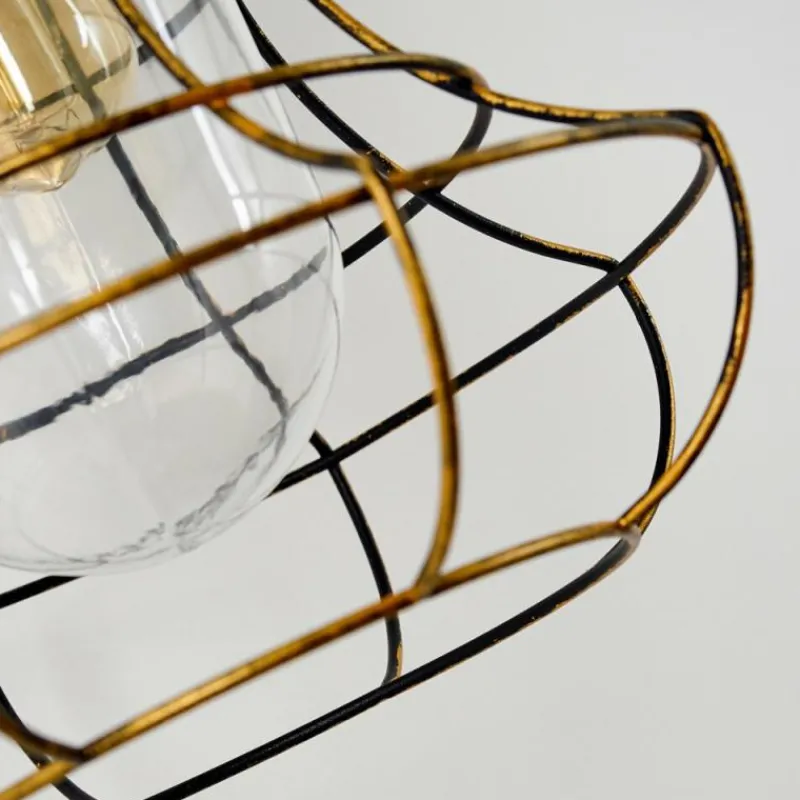 Lampes Dorées-hofstein Applique murale d'extérieur Borkan Brun doré, 1 lumière