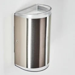 hofstein Applique murale d'extérieur Rumar LED Acier inoxydable, 1 lumière