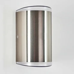 hofstein Applique murale d'extérieur Rumar LED Acier inoxydable, 1 lumière