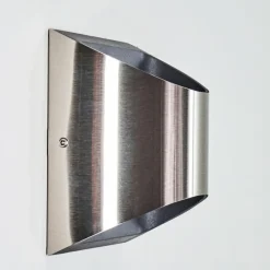 hofstein Applique murale d'extérieur Vano LED Nickel mat, 2 lumières