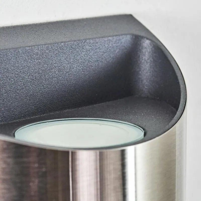 hofstein Applique murale d'extérieur Vano LED Nickel mat, 2 lumières