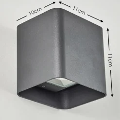 hofstein Applique murale d'extérieur Vikom LED Anthracite, 2 lumières