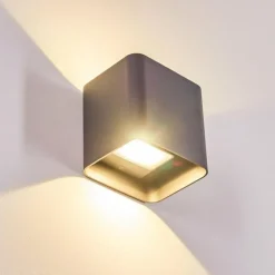 hofstein Applique murale d'extérieur Vikom LED Anthracite, 2 lumières