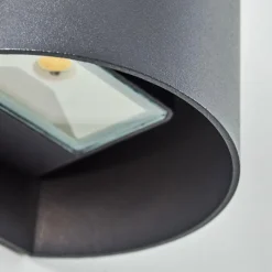 hofstein Applique murale d'extérieur Vikom LED Anthracite, 2 lumières