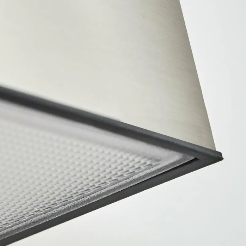 hofstein Applique murale d'extérieur LED Nickel mat, 1 lumière