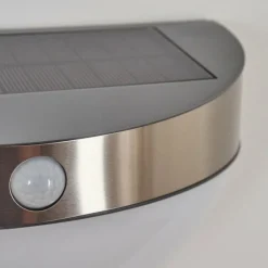hofstein Applique murale d'extérieur Pori LED Chrome, 1 lumière, Détecteur de mouvement
