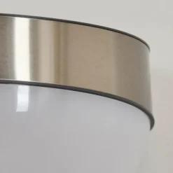 hofstein Applique murale d'extérieur Pori LED Chrome, 1 lumière, Détecteur de mouvement