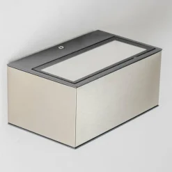 hofstein Applique murale d'extérieur Spider LED Acier inoxydable, 1 lumière