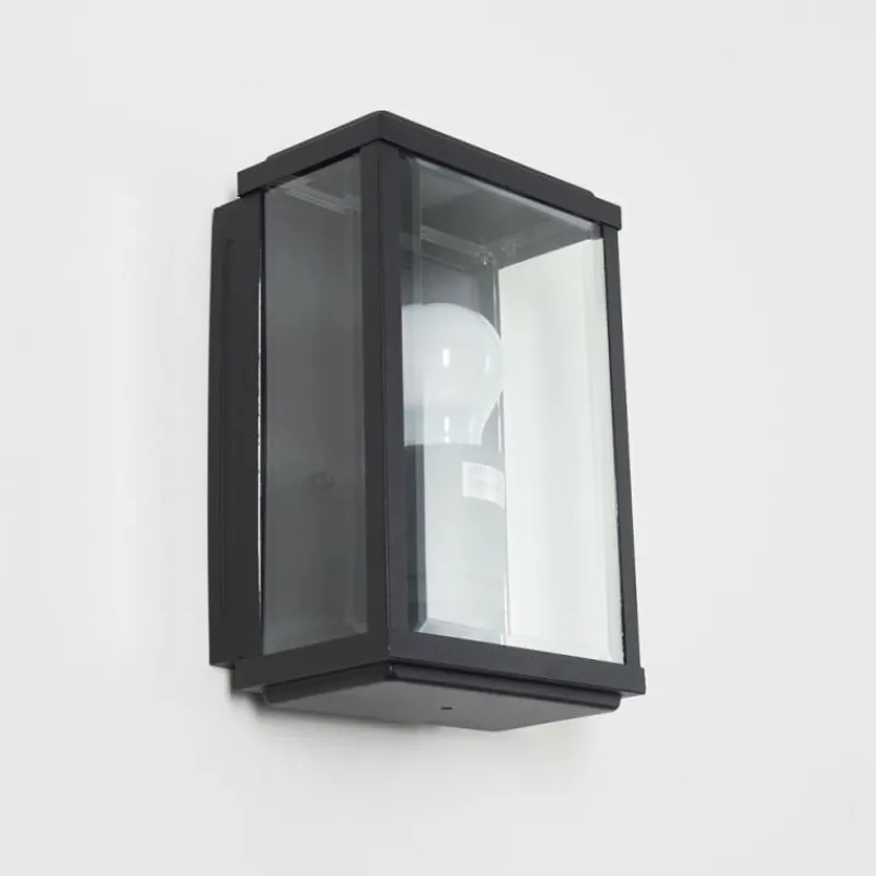 hofstein Applique murale d'extérieur Tieva Noir, 1 lumière