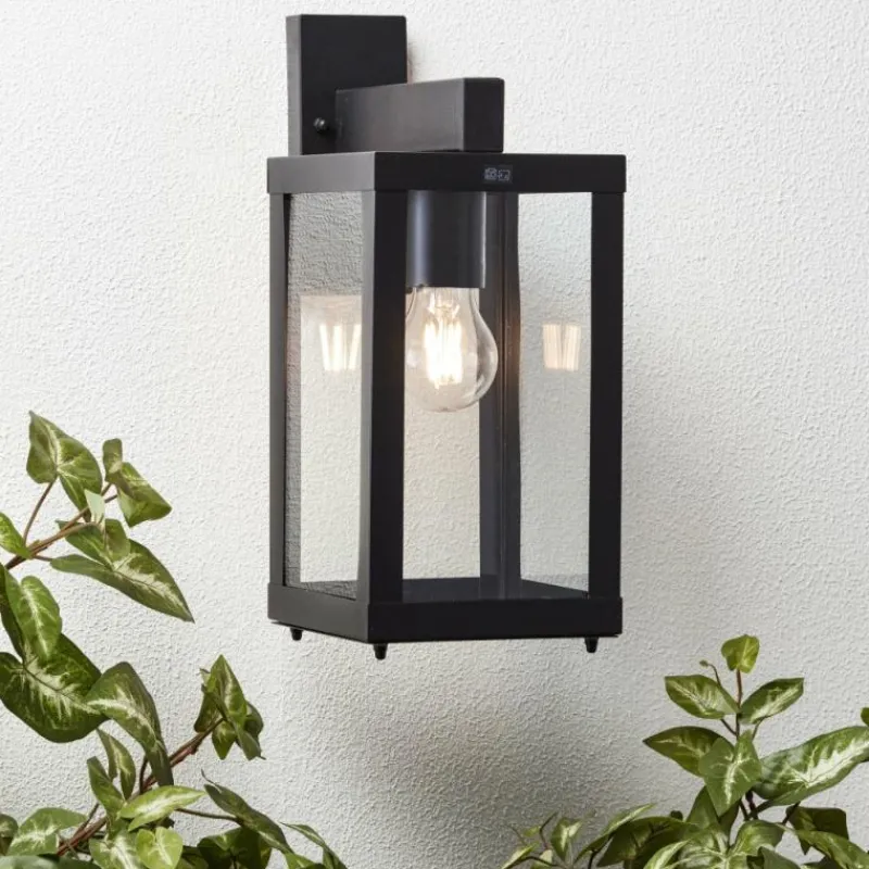 hofstein Applique murale d'extérieur Tieva Noir, 1 lumière