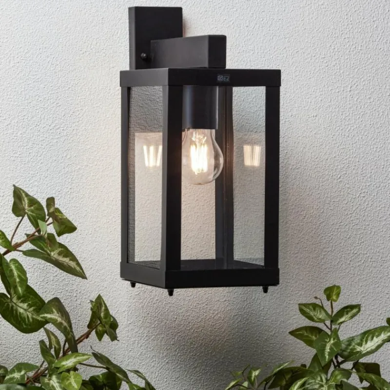 hofstein Applique murale d'extérieur Tieva Noir, 1 lumière