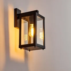 hofstein Applique murale d'extérieur Tieva Noir, 1 lumière