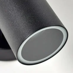 hofstein Applique murale d'extérieur Satava LED Noir, 2 lumières