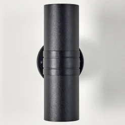 hofstein Applique murale d'extérieur Satava LED Noir, 2 lumières