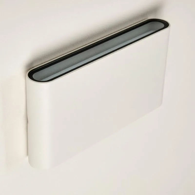 hofstein Applique murale d'extérieur Marsh LED Blanc, 2 lumières