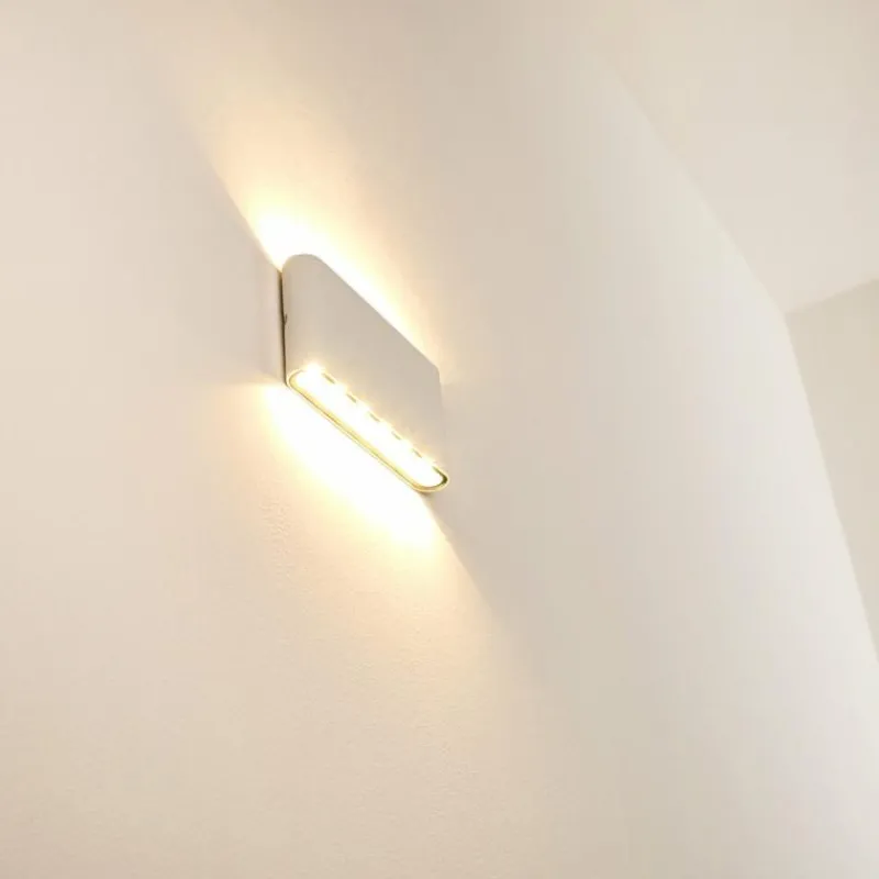 hofstein Applique murale d'extérieur Marsh LED Blanc, 2 lumières