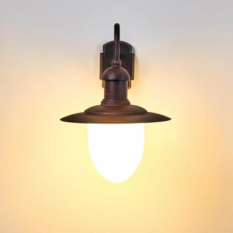 hofstein Applique murale d'extérieur Surnu Rouille, 1 lumière