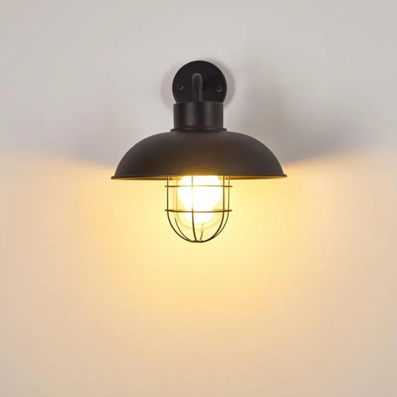 hofstein Applique murale d'extérieur Valto Noir, 1 lumière