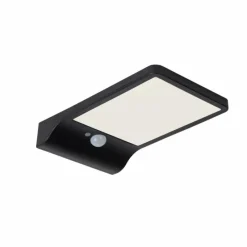 Luminaires Lucide Applique murale d'extérieur Lucide BASIC LED Noir, 1 lumière, Détecteur de mouvement