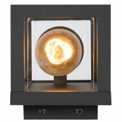 Luminaires Lucide Applique murale d'extérieur Lucide CLAIRE MINI Noir, 1 lumière