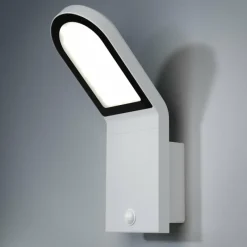 Luminaires Osram Applique murale d'extérieur Osram ENDURA LED Blanc, 1 lumière, Détecteur de mouvement