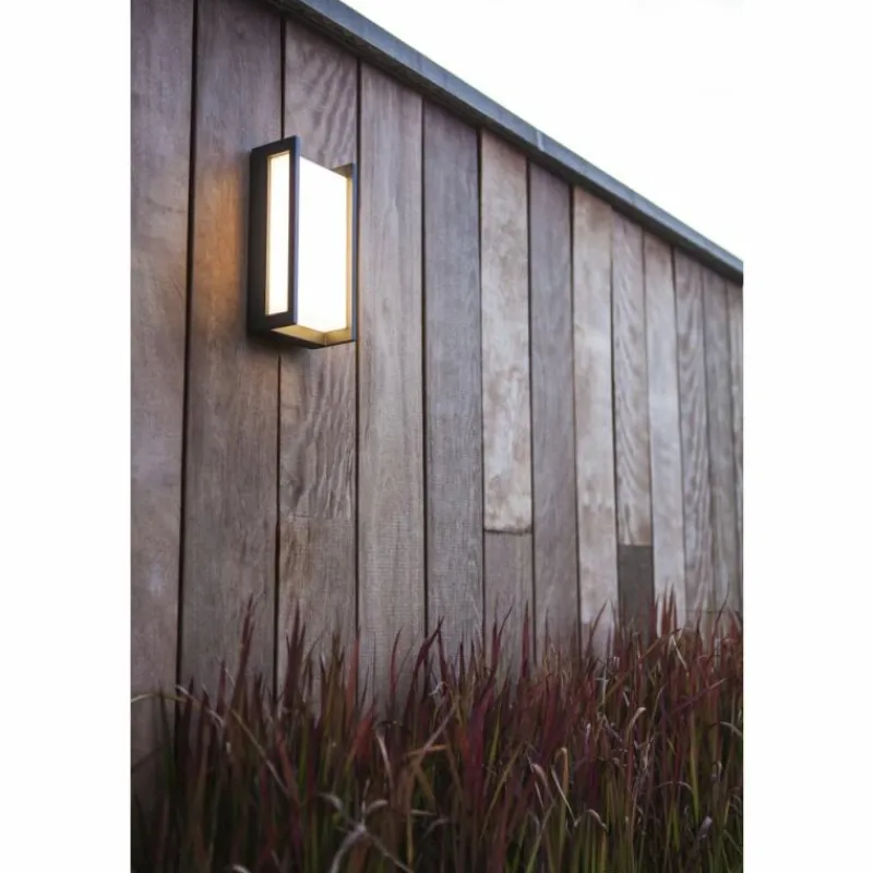 Luminaires Lutec Applique murale d'extérieur Lutec Qubo LED Anthracite, 1 lumière