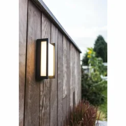 Luminaires Lutec Applique murale d'extérieur Lutec Qubo LED Anthracite, 1 lumière