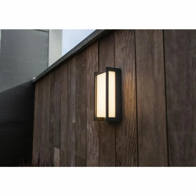 Luminaires Lutec Applique murale d'extérieur Lutec Qubo LED Anthracite, 1 lumière