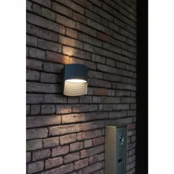 Luminaires Lutec Applique murale d'extérieur Lutec Lotus LED Anthracite, 1 lumière