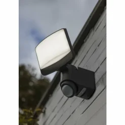 Luminaires Lutec Applique murale d'extérieur Lutec Sunshine LED Anthracite, 1 lumière, Détecteur de mouvement