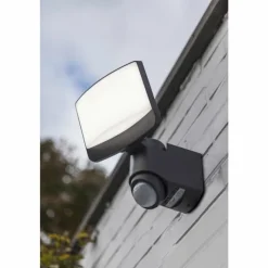 Luminaires Lutec Applique murale d'extérieur Lutec Sunshine LED Anthracite, 1 lumière, Détecteur de mouvement