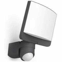 Luminaires Lutec Applique murale d'extérieur Lutec Sunshine LED Anthracite, 1 lumière, Détecteur de mouvement
