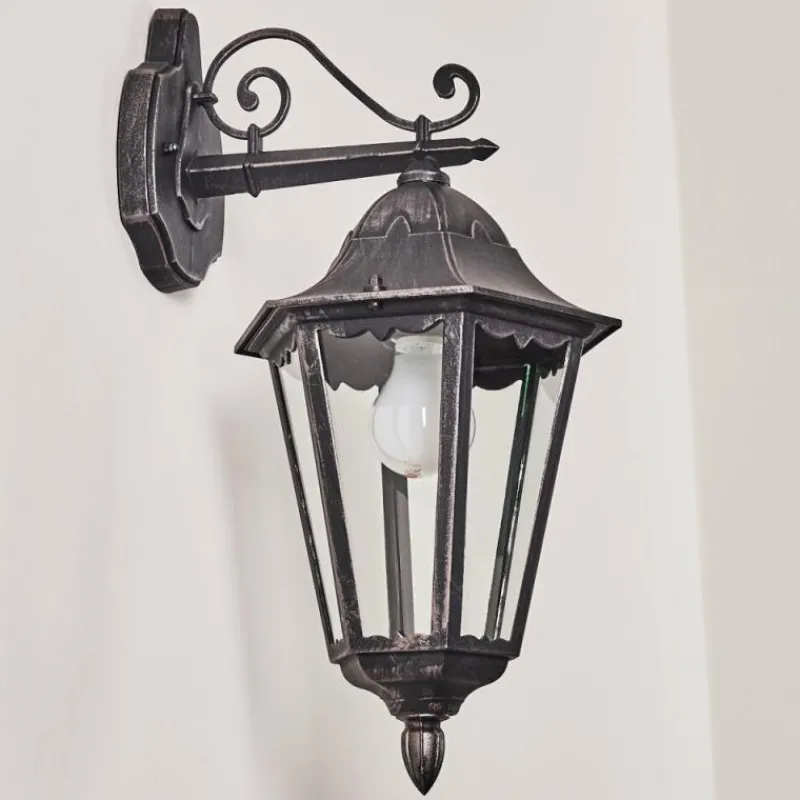 Luminaires Rustiques-hofstein Applique murale d'extérieur Lignac Noir, 1 lumière