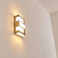 hofstein Applique murale d'extérieur Lannion LED Acier inoxydable, 3 lumières