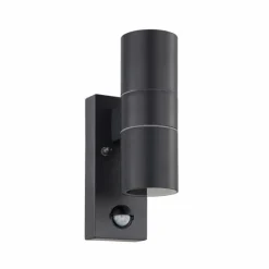 Luminaires Eglo Applique murale d'extérieur Eglo RIGA LED Anthracite, 2 lumières, Détecteur de mouvement