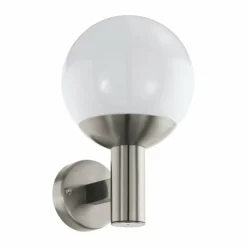 Luminaires Eglo Applique murale d'extérieur Eglo Connect NISIA LED Acier inoxydable, 1 lumière