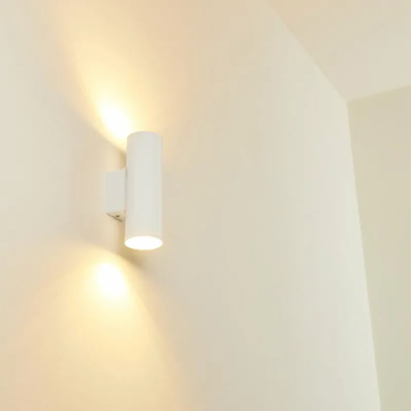 hofstein Applique murale d'extérieur Brachy LED Blanc, 2 lumières